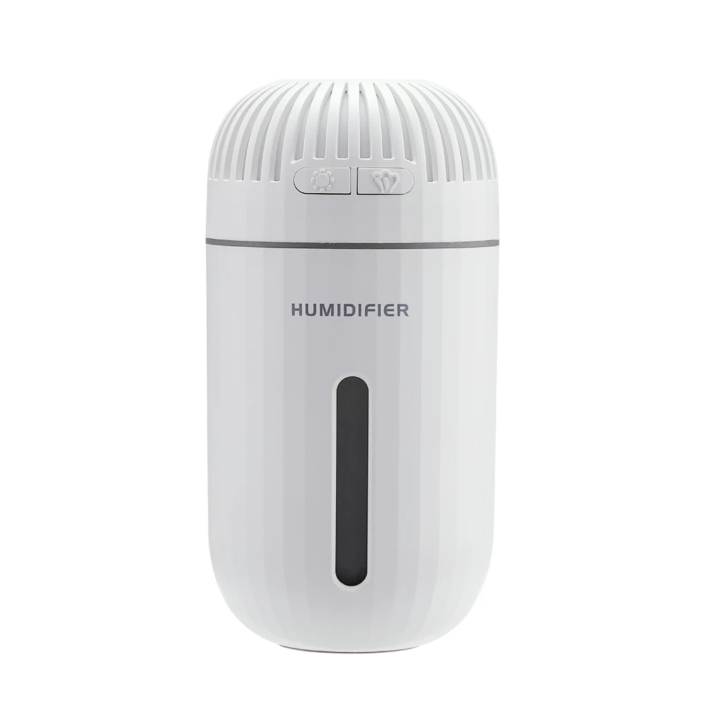 Home Car Portable Mini 310ml Ultrasonic Mist Air Humidifier USB Charging 7 Color LED Night Light Aroma Essential Oil Diffuser