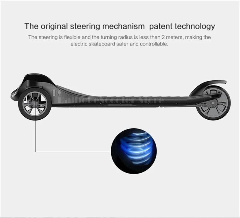 Tomolloo Electric Longboard Skateboard Electric Scooters With APPBluetooth Speaker 6 Inch 36V 250W 3 Wheel Electric Scooter     (25)