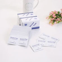 100 шт спиртовые влажные салфетки Одноразовые дезинфекции уход за кожей Чистка ювелирных изделий мобильный телефон чистая стерилизация кожи Первая помощь