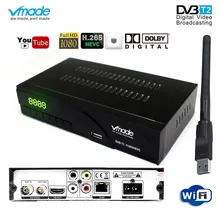 DVB T2 k6 PLUS ТВ тюнер ТВ эфирный приемник DVB-T2 H.265 Поддержка RJ45 wifi AC3 HDMI телеприставка для Европы/России/Коламбия