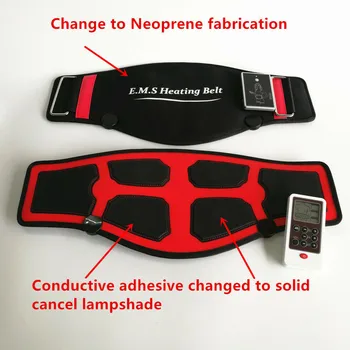 

Abdominal Muscle Heat Electric Stimulator Trainer Smart Fitness Training Pulse Muscle Acupuncture Myostimulator Slimming Belt
