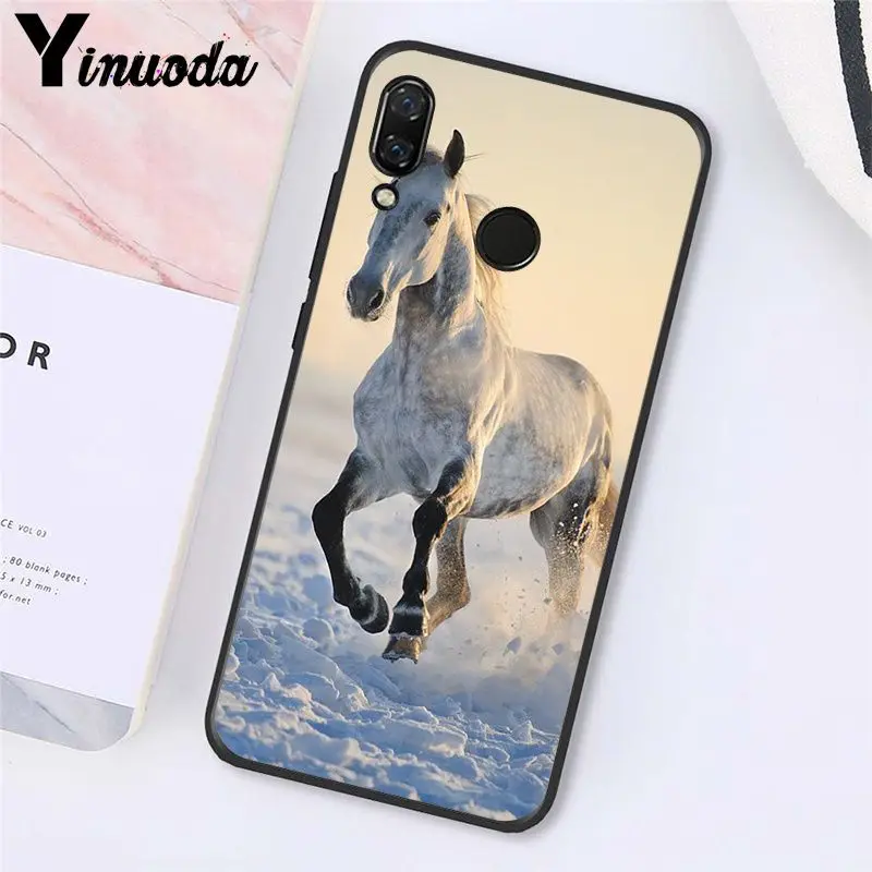 Horse Animal Running Printed