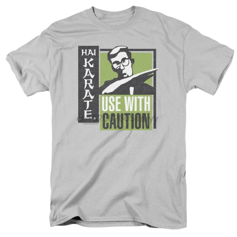 Hai Karate Cologne Chop Use with Caution Licensed Tee Shirt S-3XL |