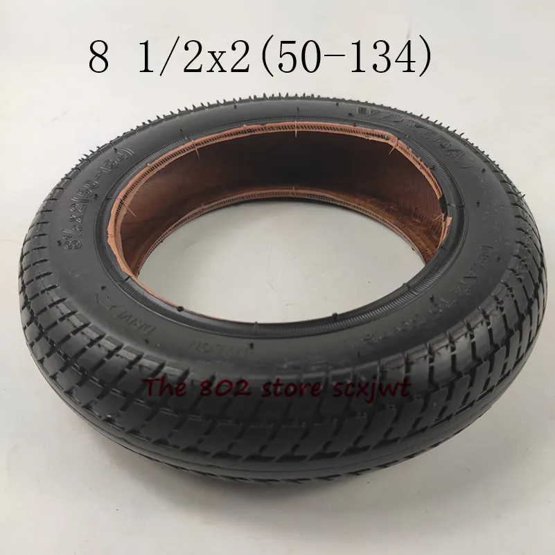 Хорошее качество 8 1/2X2(50-134) внутренняя труба и обод для газового электрического умного электрического скутера внутренняя труба в комплекте 8,5x2 шина - Цвет: outer tire