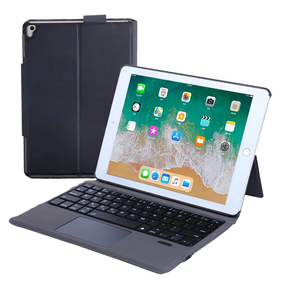 Беспроводная Bluetooth клавиатура чехол с сенсорной панелью для iPad 9,7 дюймов iPad 5th 6th кожаный чехол-подставка клавиатура для планшетного компьютера