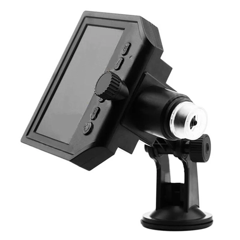 Mustool G600 Digital Portable 1-600X 3.6MP Microscope Continuous Magnifier with 4.3inch HD LCD Disp