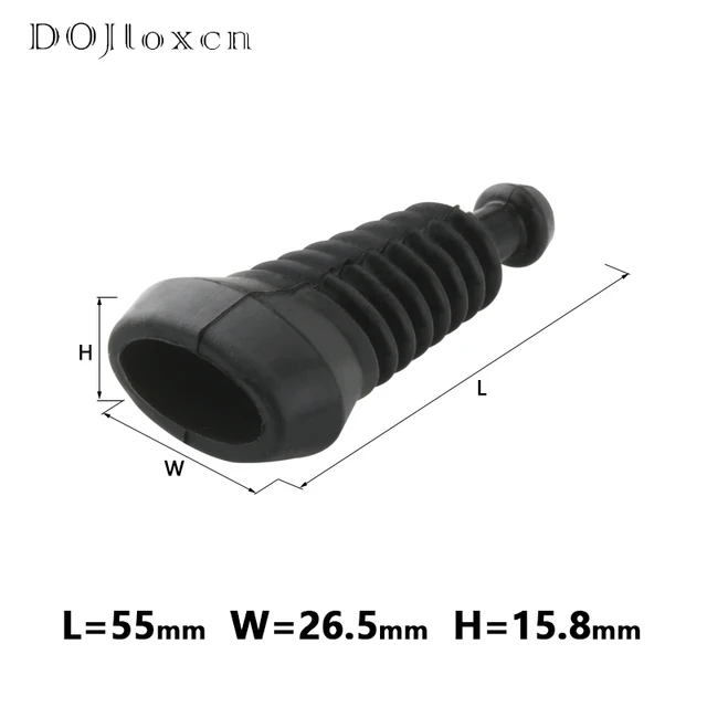 5 Pcs 2/3/4/5/6 Pin Waterproof Automotive Wire Cover Rubber Boot Cap For Amp Tyco Connector Series DJ7021-1.5 3pA