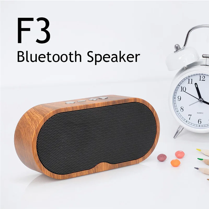 Bluetooth динамик древесины ретро портативный беспроводной динамик s громкий динамик TF карта подарок MP3