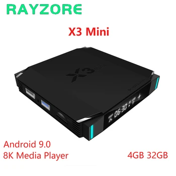 

X3 Mini Android Tv Box AmlogicS905X3 4GB 32GB Android 9.0 X3mini Set Top Box 2.4G 5G Wifi BT4.2 Youtube 8K Media Player