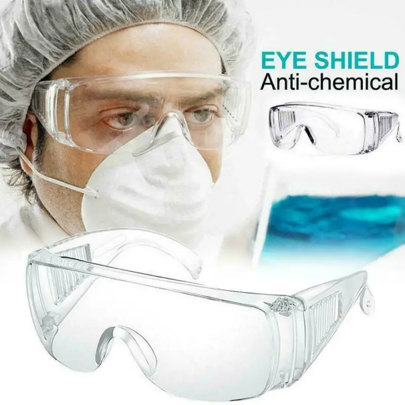 

Clear Safety Glasses Anti Dust Protective Goggles medical virus protective glasses for Factory Lab Work Outdoor