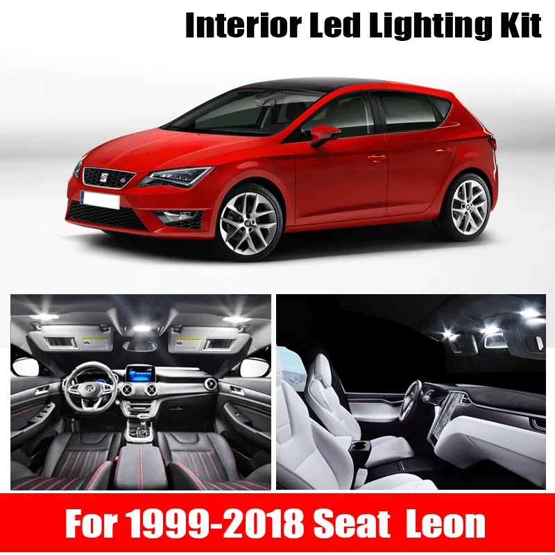 Pure white Canbus LED interior map indoor dome light kit for 1999-2018 Seat Leon MK 1 MK 2 MK 3 1M1 1P 1P1 5F 5F8 - AliExpress