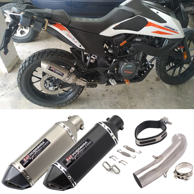 Yoshimura Exhaust Modified Muffler Escape Moto Middle Link Pipe For Ktm Adv 390 Adventure 390adv