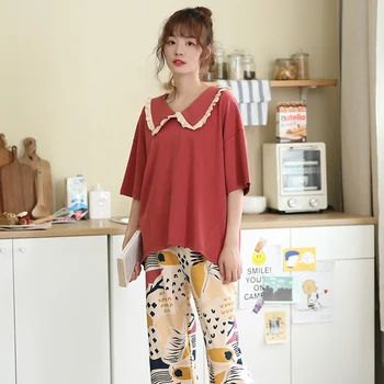 

Women Pajama Short Pajamas Pyjamas Cotton Women Sleepwear Nighty Female Casual Pajamas Women pajama suit