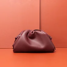 Женская сумка на плечо из натуральной кожи, простая сумка-мессенджер