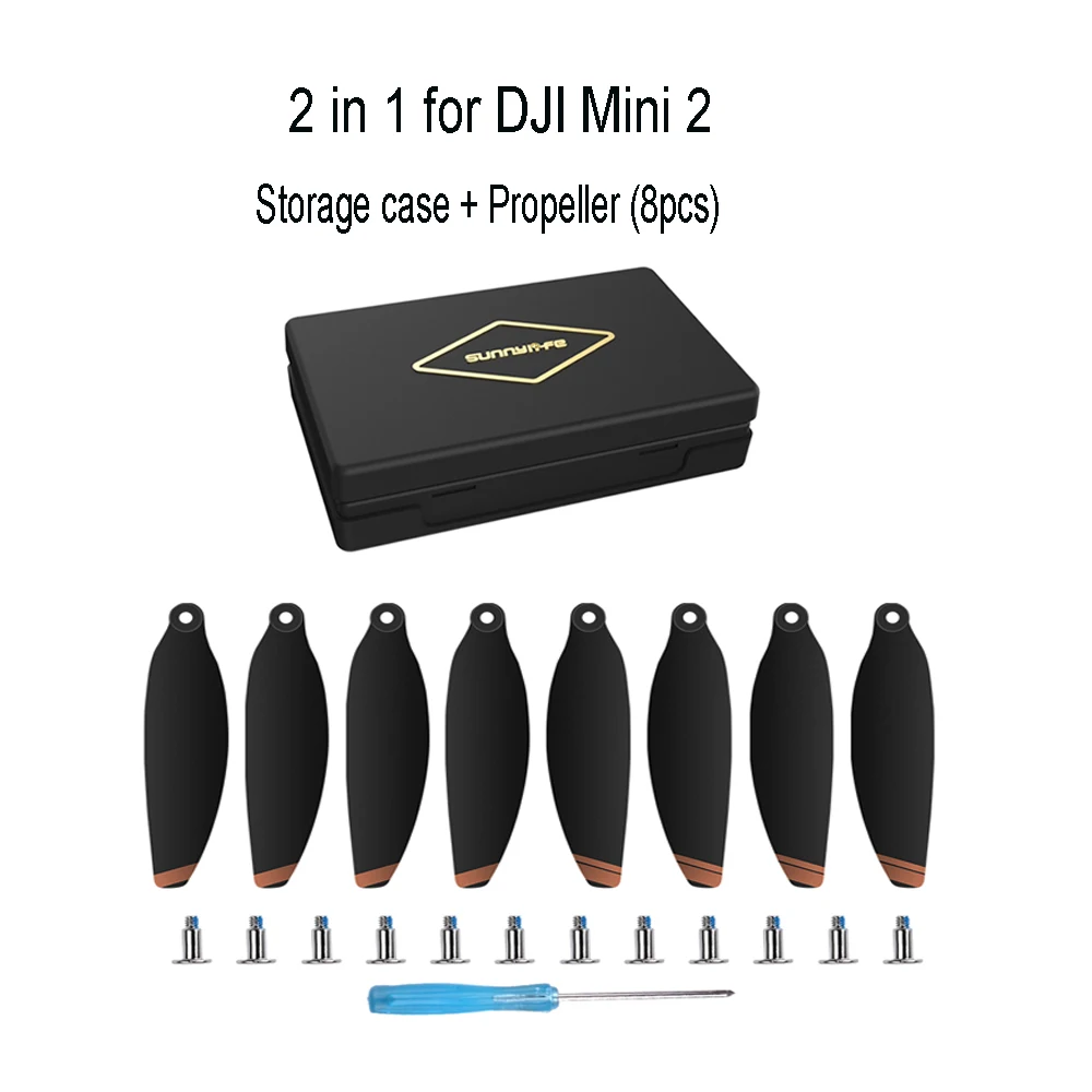 best cheap drone DJI Drones Propeller and Props Storage Case Box for Mavic Air 2/2s Mavic 2/Mavic Mini/Mini 2/Mini SE Accessories snaptain drones Camera Drones