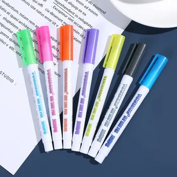 

8pcs/set Watercolor Pencils Water Color Highlighter Kawaii Stationery Art Supplies for Kids Drawing Set Markers School Supplies
