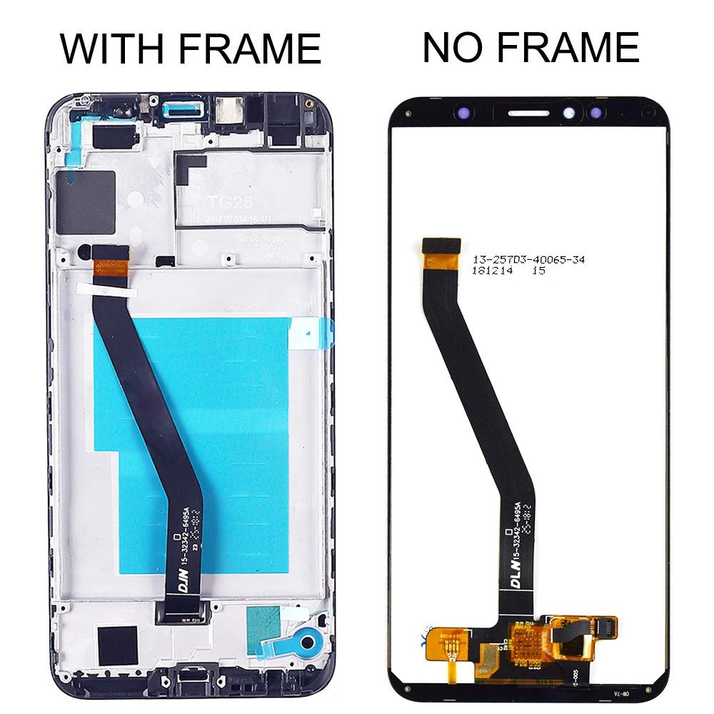 Ceny Nowy dla Huawei Honor 7A 5.7 cal wyświetlacz LCD Huawei Honor 7A AUM l29 AUM L41 ATU L11 ekran dotykowy Digitizer montaż ramka
