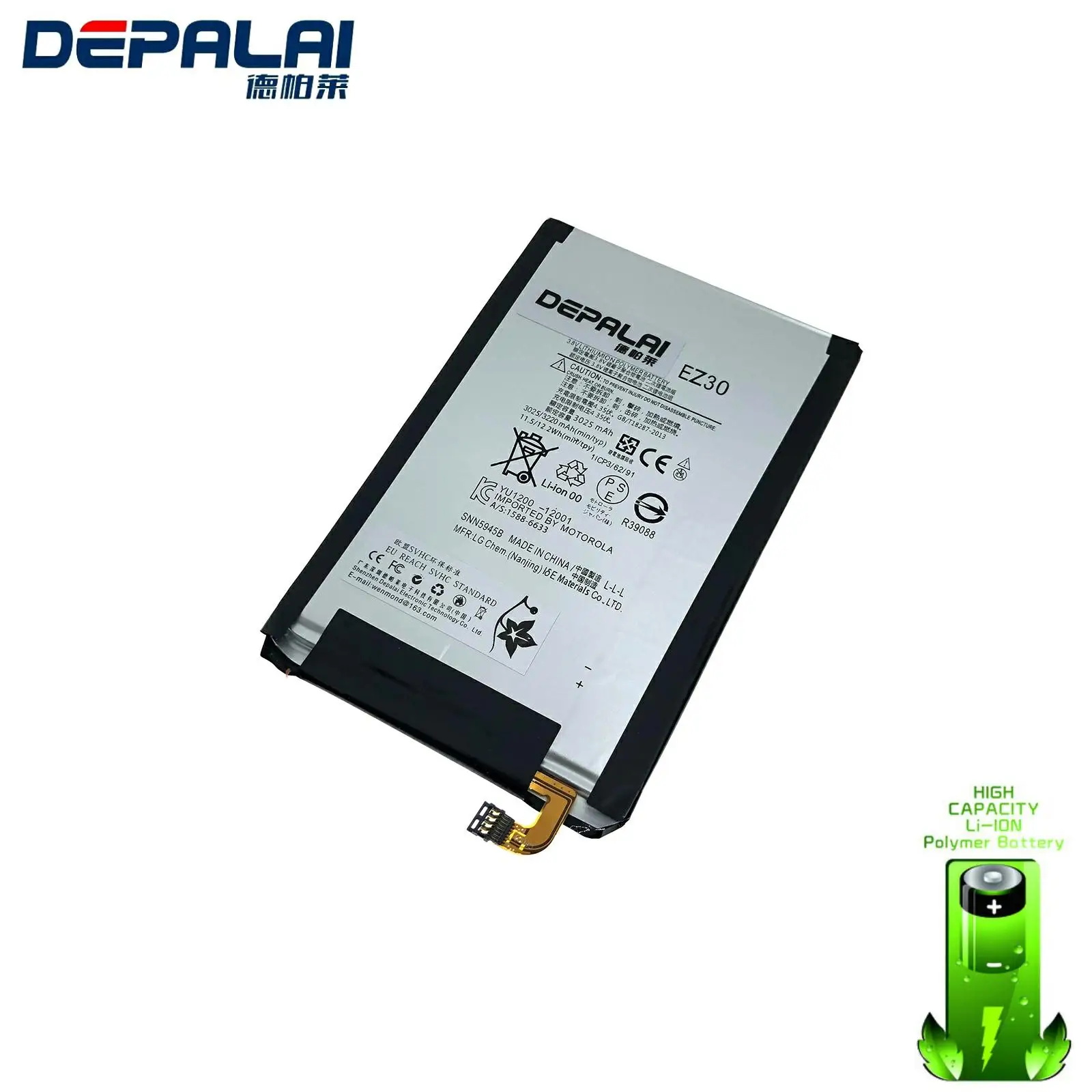 3220mAh EZ30 Battery replacement for Motorola Google Nexus 6 XT1100 XT1103 EZ30 SNN5953A Batterie ► Photo 1/6