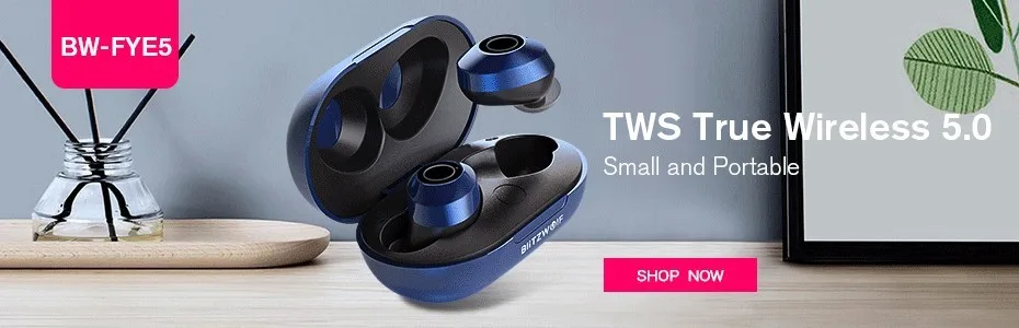 Blitzwolf BW-FYE3 с сенсорным управлением bluetooth V5.0 TWS True беспроводные наушники HiFi стерео двусторонние звонки спортивные наушники гарнитуры