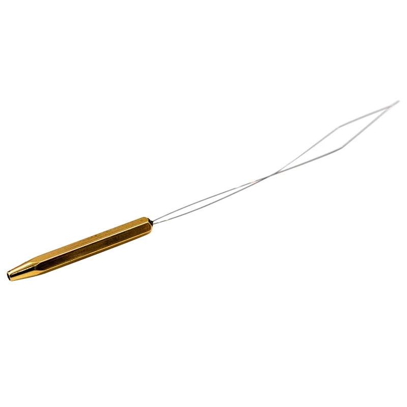 1 шт. удлиненный латунный набор для вязания мушек с ручкой для рыбалки