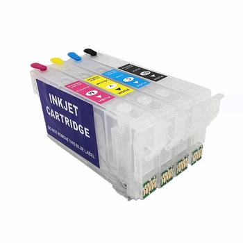 

Vilaxh T802XL T802 802 Refillable Ink Cartridge NO Chip for Epson Workforce WF-4720 WF-4730 WF-4734 WF-4740 EC-4020 EC-4030