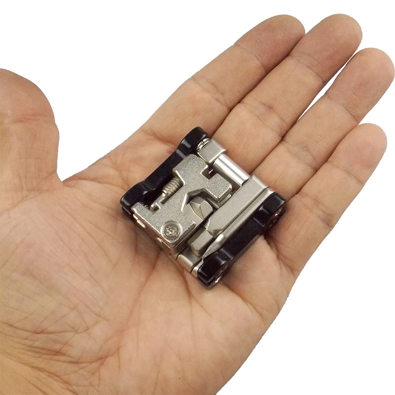Многофункциональный инструмент для ремонта велосипеда, набор инструментов для горного велосипеда, портативный ремонтный шестигранный разветвитель, складной инструмент