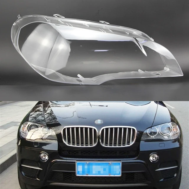 Car Headlight Lens For BMW X5 E70 2008 2009 2010 2011 2012 2013 Car