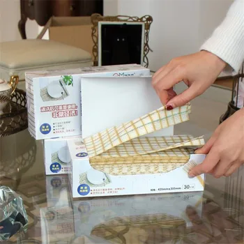 

30pcs Non-woven Fabric Kitchen Disposable Cleaning Cloth Multi-purpose Removable Dish Cloth Scouring Pad Kitchen Cleaning Cloth