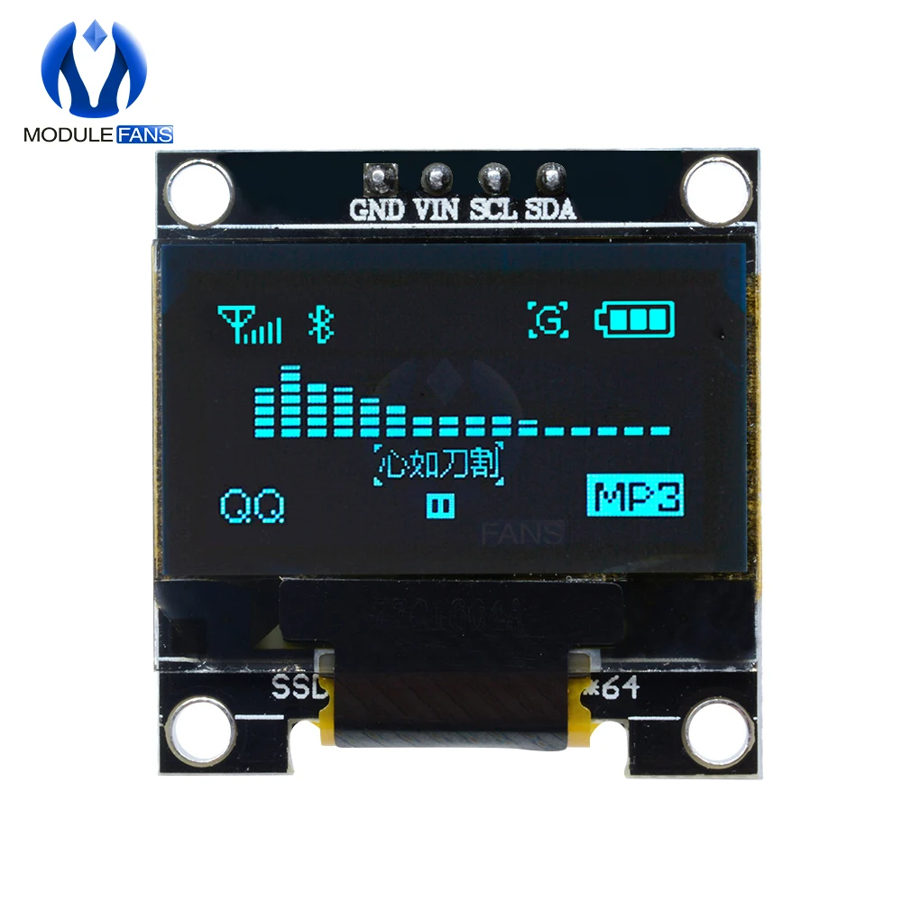 Плата драйвера контроллера Arduino STM32 0 96 дюйма 128*64|display module|oled display modulei2c oled module |