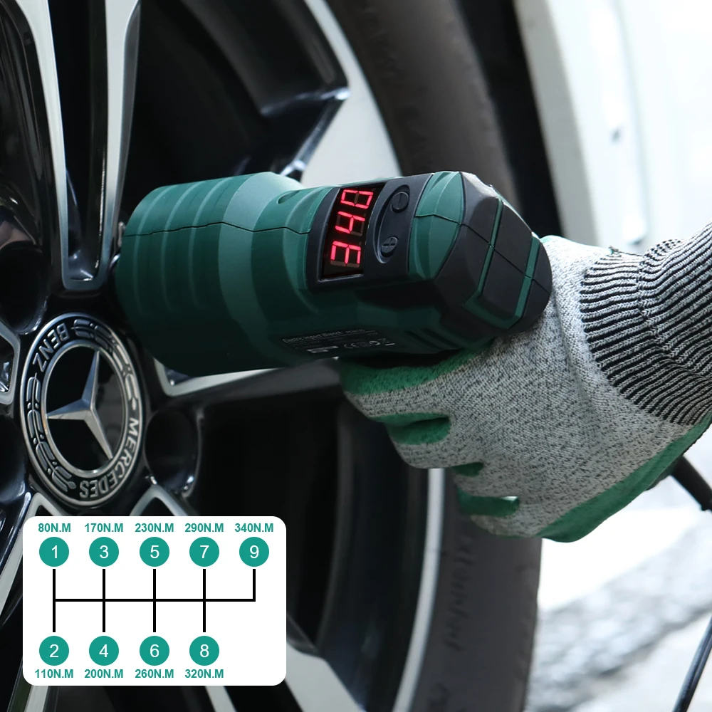 12V ударный гайковерт Электрический прикуриватель ремонт автомобиля 300N.m гаечный