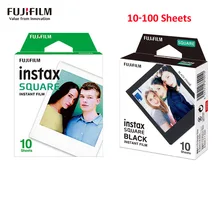 10-100 листов Fujifilm Instax квадратная камера мгновенная пленка для Fujifilm Instax SQUARE SQ6 SQ10 для Instax SP-3 принтер для смартфонов