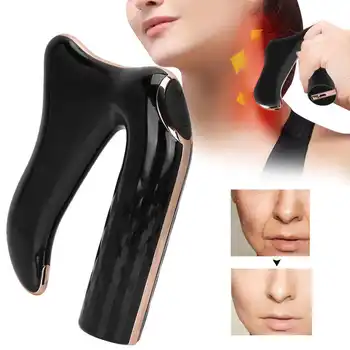 

Electric Scraping Instrument Red Light Hot Compress Muscle Relaxation Massage Guasha Board Massager Salon Therapy Massager Tool