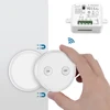 Remote Control Wireless Light Switch with Tiny Relay Module 2500W Magnetic Wall Switch or Be Portable 200m Range Easy to Install ► Photo 1/6