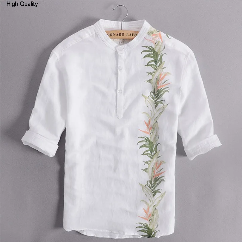 Купить Белую Рубашку С Цветным Принтом