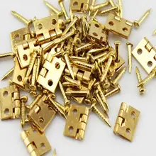 Jewelry-Box-Decor Craft-Supplies Folding-Butt-Hinges-Door Nails Mini Pure-Copper DIY