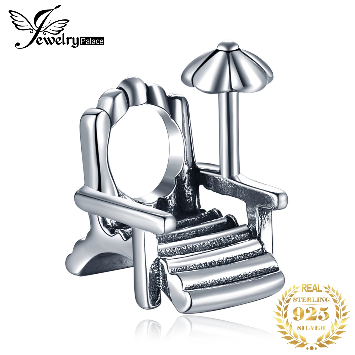 

JewelryPalace 925 Sterling Silver Beach Beads Charms Silver 925 Original Fit Bracelet Silver 925 original Beads Jewelry Making