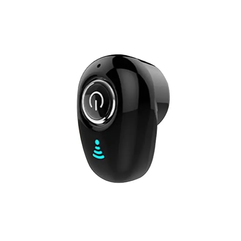 Черный S650 мини Bluetooth наушники беспроводные в уши невидимые Auriculares наушники гарнитура стерео с микрофоном для телефона - Цвет: Черный