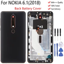 5," оригинальная задняя крышка для Nokia 6,1() TA-1043 TA-1045 TA-1050 TA-1054 TA-1068 для Nokia 6,1 задняя крышка корпуса