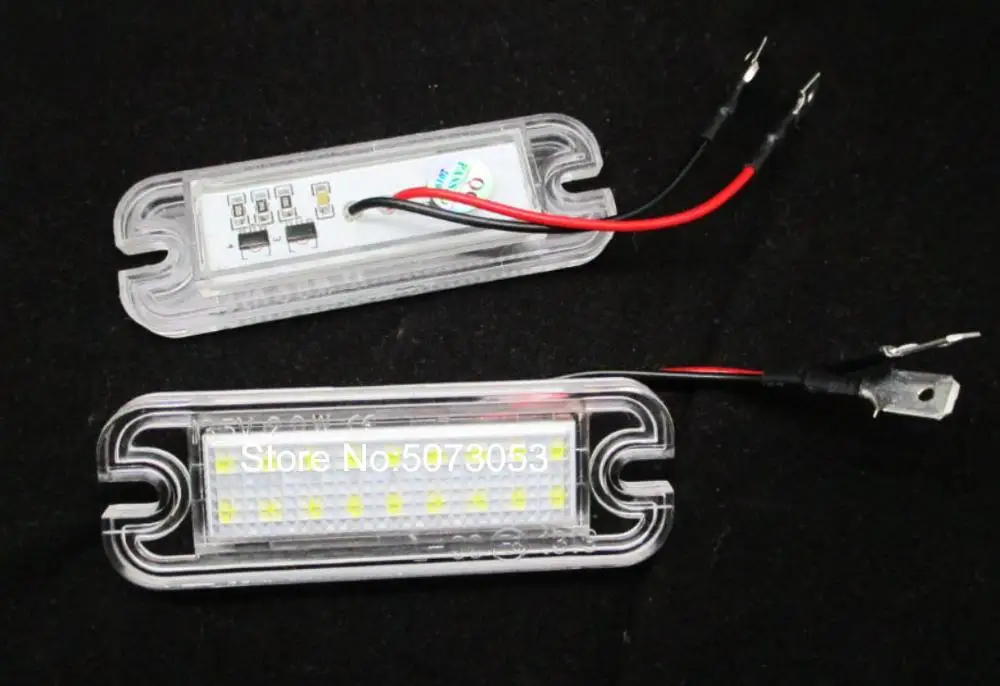 2 шт. Светодиодная лампа для номерного знака Подсветка регистрационного номера для Mercedes Benz W463 g-класс G55 G63 G65 G450 G500 G550 1990-2012