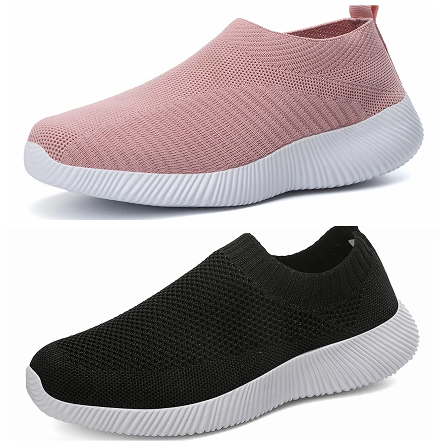 Women Sneakers Flats-Shoes Slip-On Walking High-Quality 42 Plus-Size Loafers