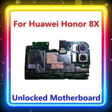 Оригинальная материнская плата для huawei honor 8X, версия L21, ПЗУ, 64 ГБ, 128 ГБ ОЗУ, 4 Гб, 6 ГБ для honor 8X, замена карты/панели, плата за Обновление Android