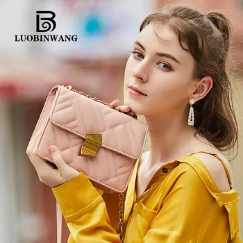 

Women messenger bag PU Leather Chains Fashion handbag Small Flap Luxury Brand Cross Body mini Ladies famous brand Shoulder Bag