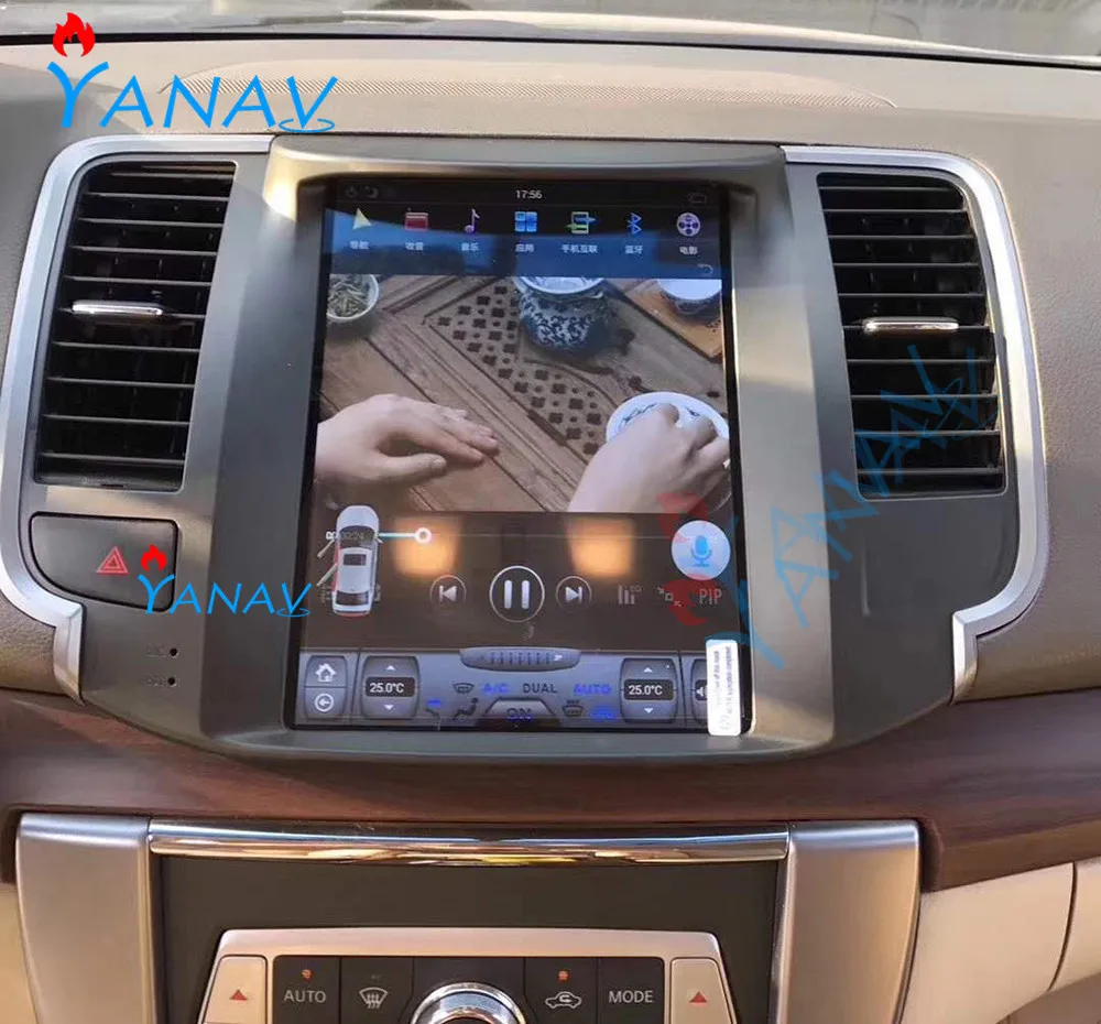 Автомагнитола в стиле Tesla с GPS-навигацией для Nissan Teana 2008-2012 мультимедийный плеер на