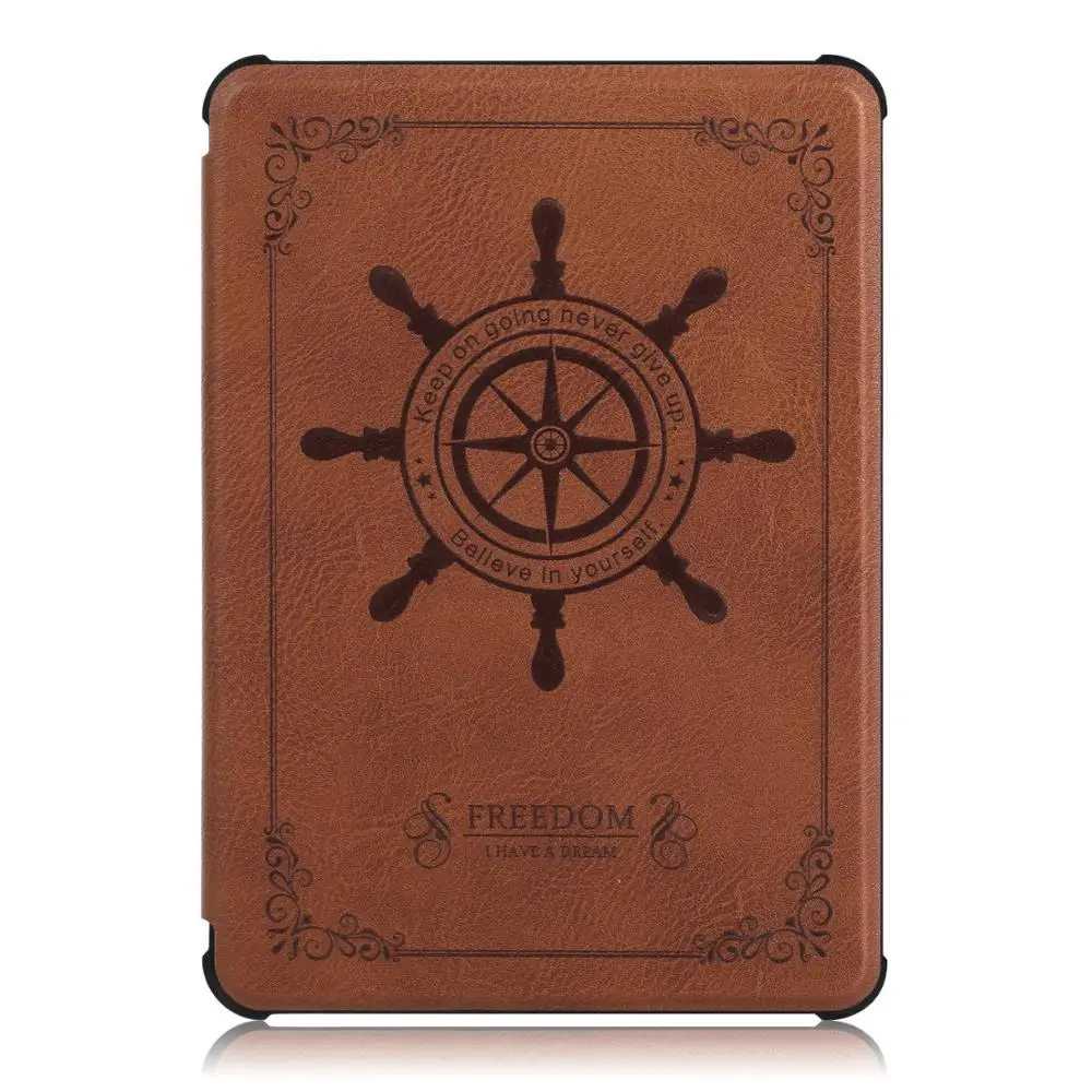 

For Amazon Kindle 658 Rudder Pattern Protection Case for TPU Leather Cover Kindle 2019