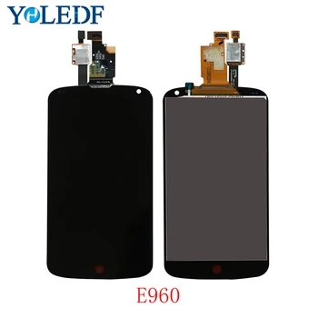 

Full LCD Assembly LCD Pantalla For LG Optimus Google Nexus 4 E960 LCD Display Touch Screen Panel Digitizer with Bezel Frame Part