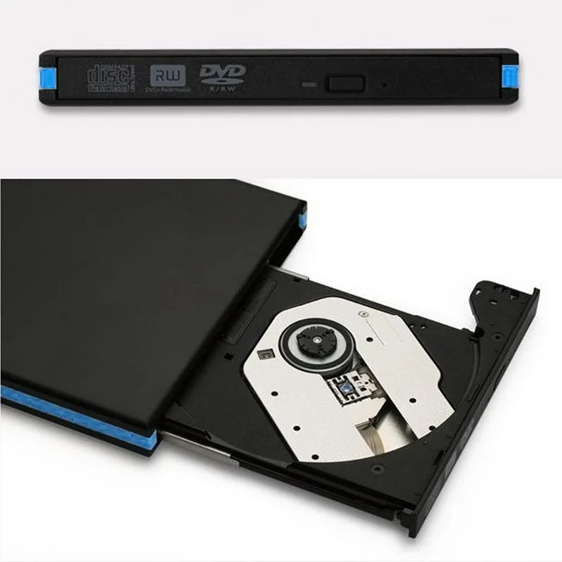 Роскошный корпус для внешнего жесткого диска USB 3 0 CD DVDRW Blue Ray 12 7 мм SATA Drive VDX99|Боксы