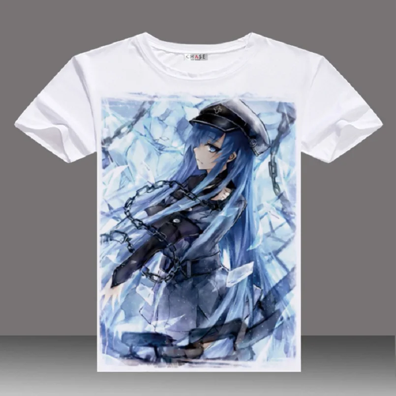 Унисекс аниме Cos Akame ga KILL! Tatsumi Mine хлопковая Повседневная футболка топы | Мужская