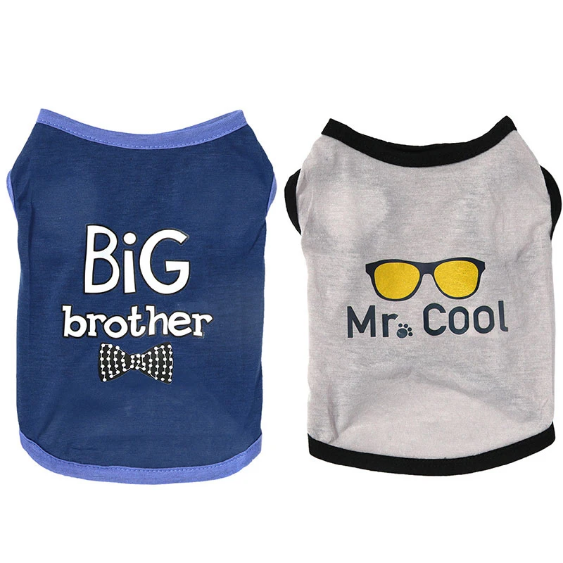 

Simple Striped Cute Dog Shirt Sleeveless Cat T-shirt Summer Clothes Dog Clothes Pet Vest Soft Puppy Dog Accessory Summer