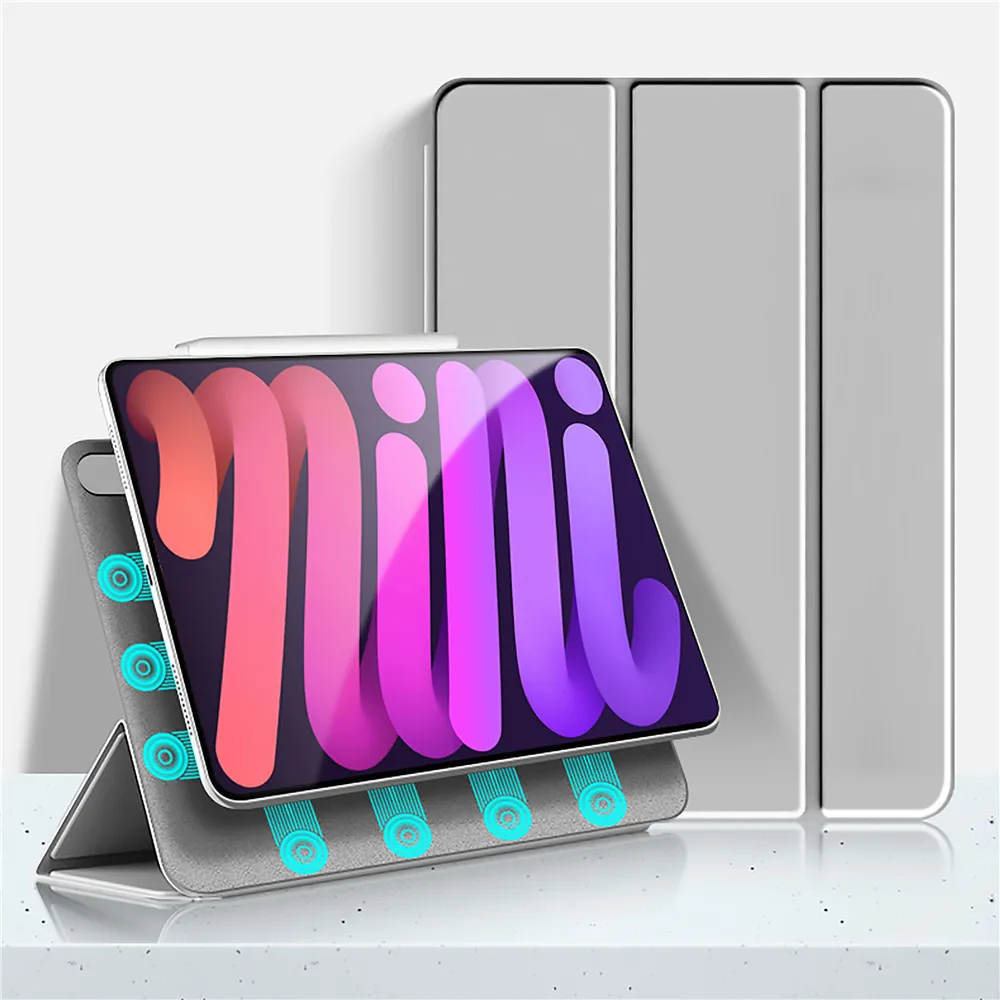 Sleek Tri-Fold Magnetic PU Leather Tablet Case
