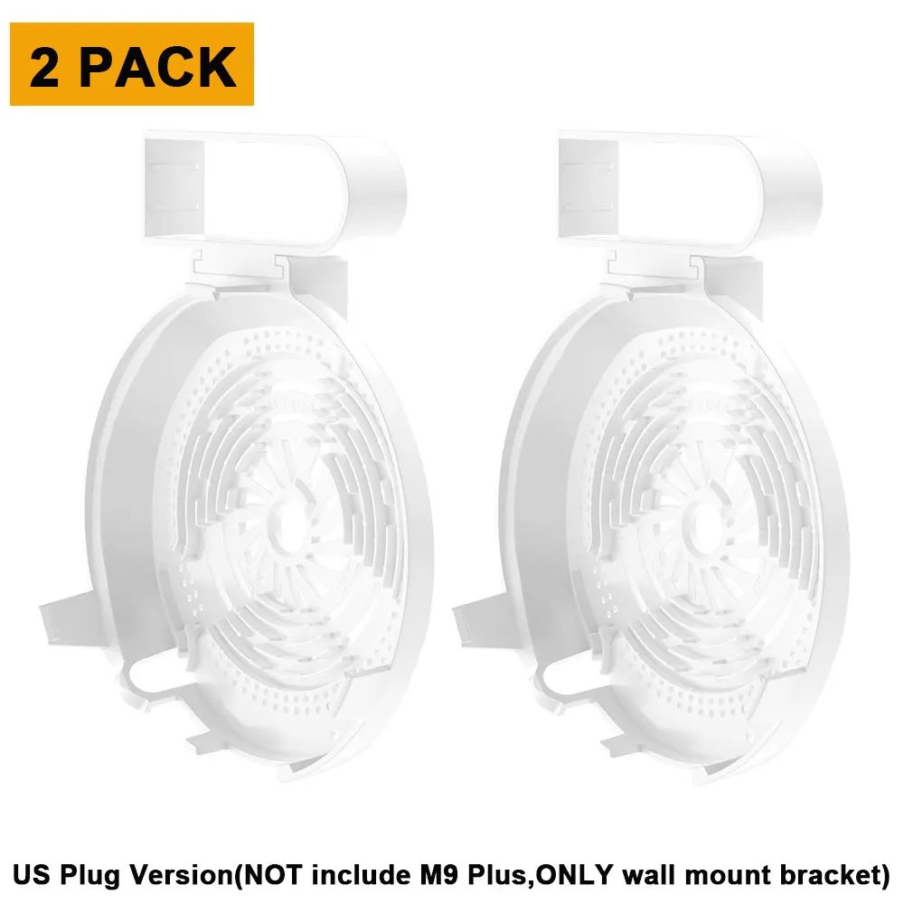 2 Packs US Plug TP Link Deco M9+ настенное крепление, Wi-Fi полка для маршрутизатора Кабельный Держатель для TP Link Deco M9 Plus полностью домашняя сетка Wifi система, белый - Цвет: 2 Packs US Plug